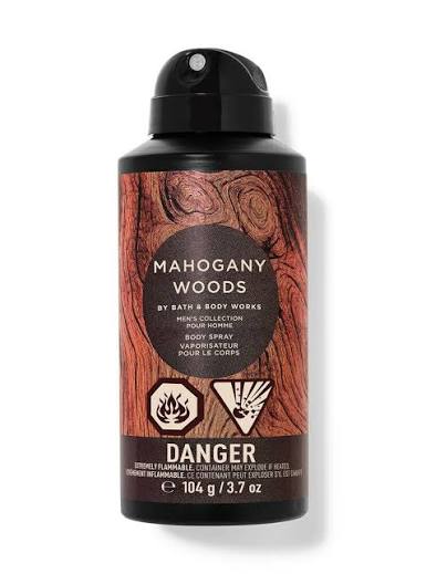اسپری بدن مردانه ماهگونای Mahogany  بث اند بادی